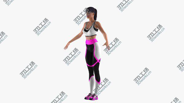images/goods_img/20210312/3D Woman in Sportswear T-Pose/3.jpg